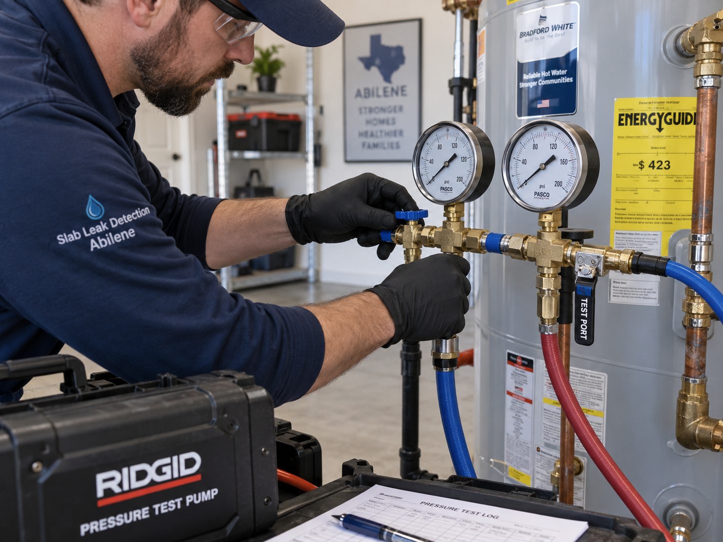 Slab Leak Detection